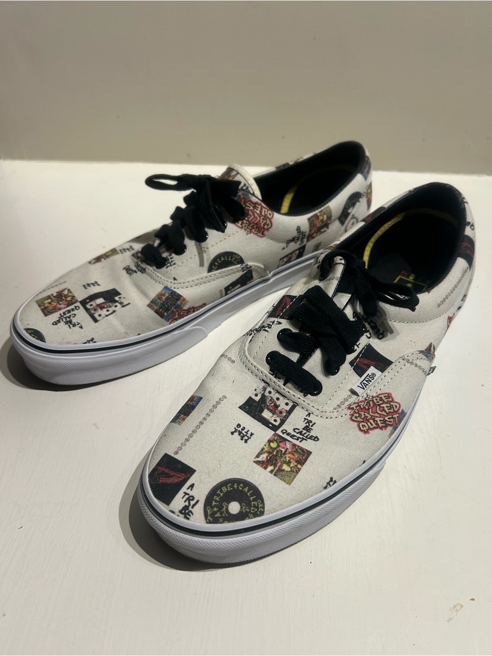 Vans x A Tribe Called Quest Collaboration Canvas Low-Top Sneakers, Mens Size 13